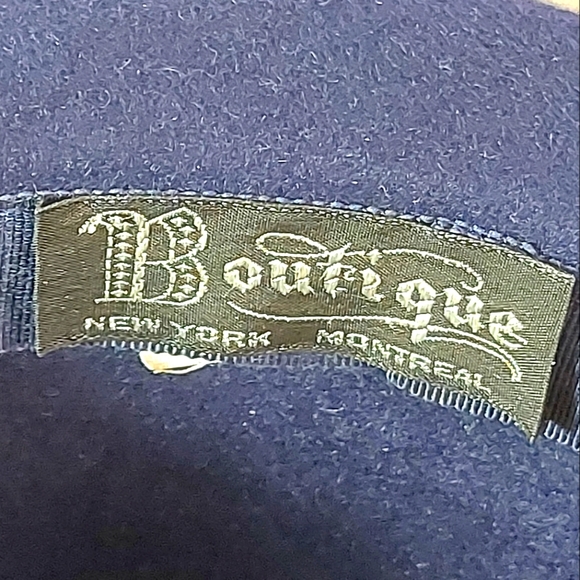 Vintage 'Daisy Chain' Felt Bowler Hat Approx. Circumference 21 in - Picture 8 of 12